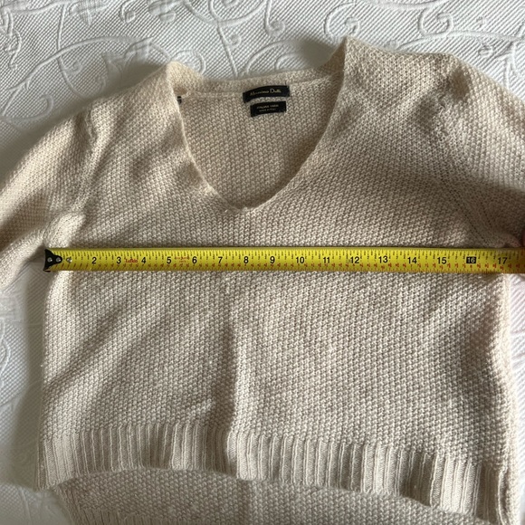 Massimo Dutti Italian Yarn Scoop Neck Sweater - Picture 11 of 12